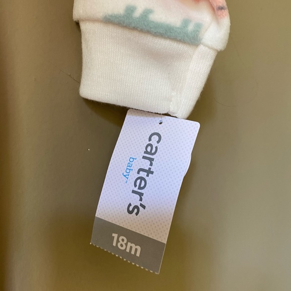 Carter’s Baby Girls Dinosaur Winter Jumpsuit - Picture 6 of 6